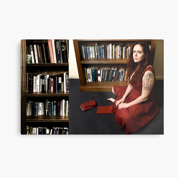 I dream of red letters and snakes Metal Print