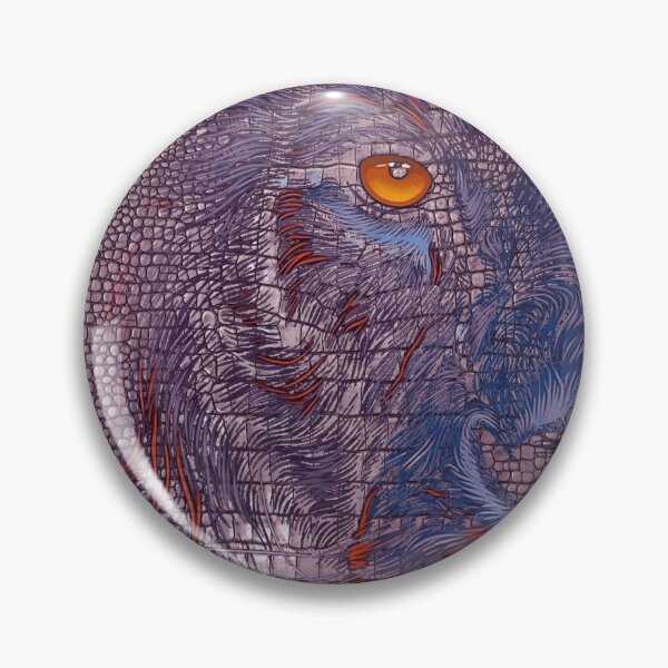 Item preview, Lion Face Reptile Texture Abstract Art designed and sold by GRFORA.