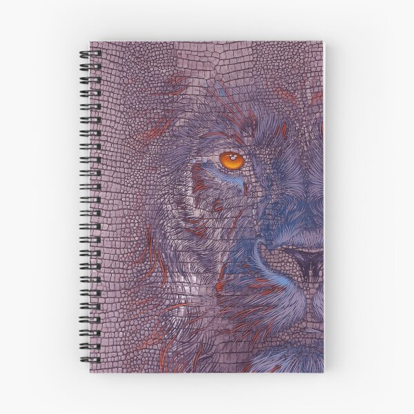 Item preview, Lion Face Reptile Texture Abstract Art designed and sold by GRFORA.