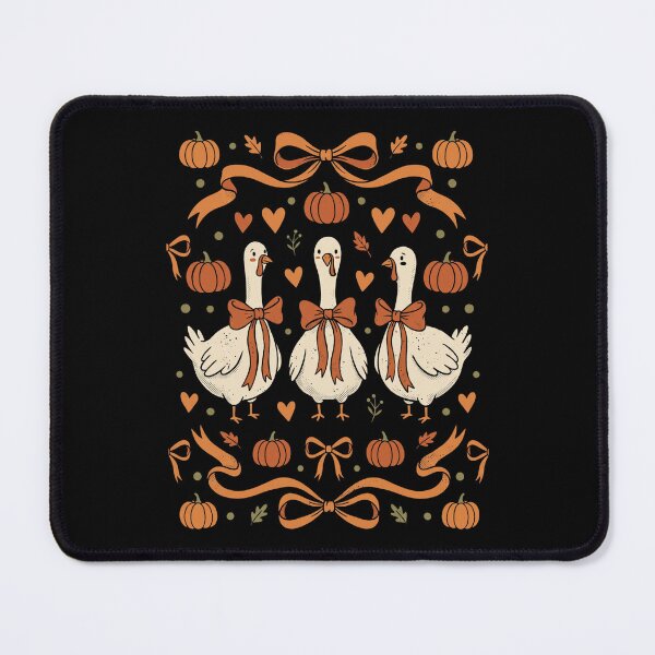 Item preview, Thanksgiving Geese Autumn Pumpkins designed and sold by dudelinart.