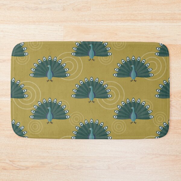 Item preview, Peacocks on green designed and sold by reneesillus.