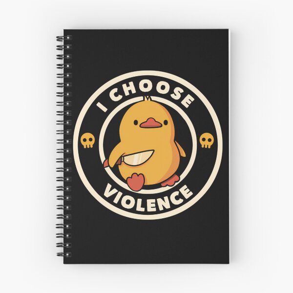 Item preview,  I Choose Violence Funny Duck By Tobe Fonseca designed and sold by gregorydaisy.