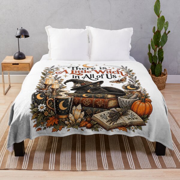 Item preview, There Is A Little Witch In All Of Us Black Cat designed and sold by elongatedjazz.