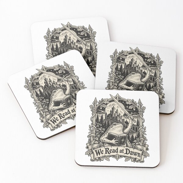 Item preview, We Read At Dawn Dark Academia Frog Fantasy Bookworm Design designed and sold by ZaDonShop.