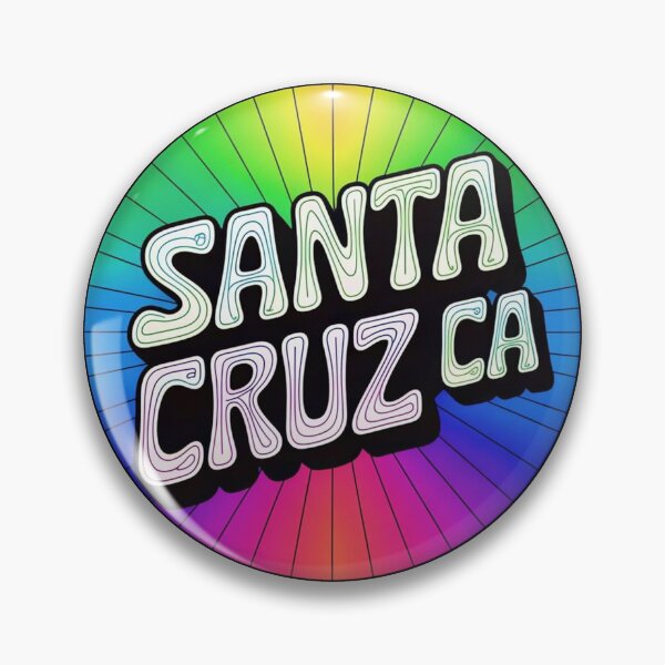 Item preview, Santa Cruz CA Retro Rainbow Sunburst Pride designed and sold by Bohepa.