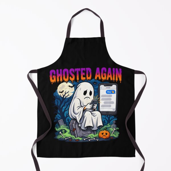 Item preview, Ghosted Again – Funny Ghost Halloween Texting Meme designed and sold by Studio23:45.