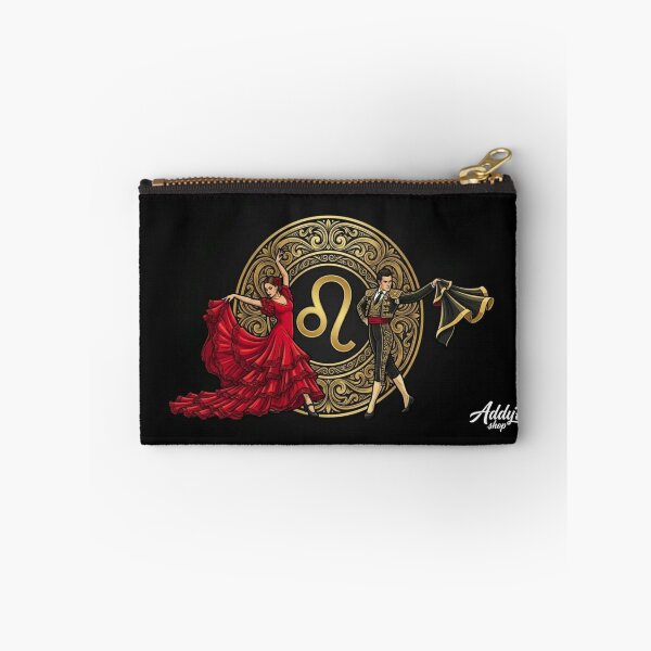 Item preview, Mystical Leo Dance – Dramatic Red & Gold Paso Doble Couple designed and sold by Addy77shop.