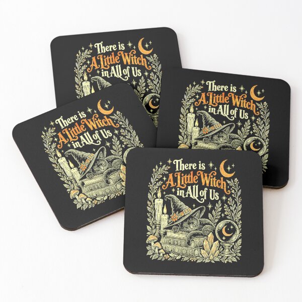 Item preview, There Is A Little Witch In All Of Us Black Cat designed and sold by elongatedjazz.