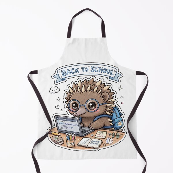 Item preview, Cute Echidna Back To School Coding Class designed and sold by Wildlife-Walk.