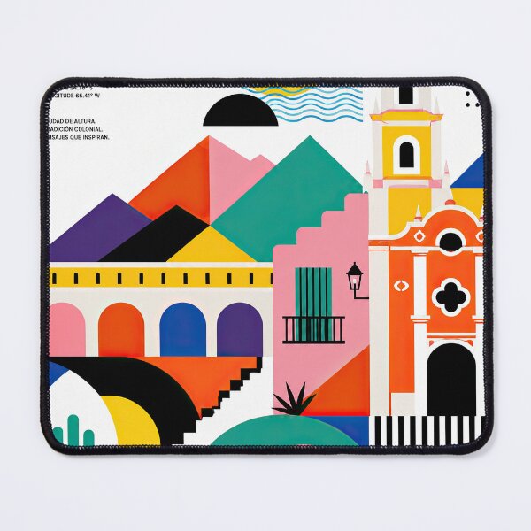 Item preview, Colorful geometric poster illustrating Salta, Argentina with a designed and sold by ckybe.