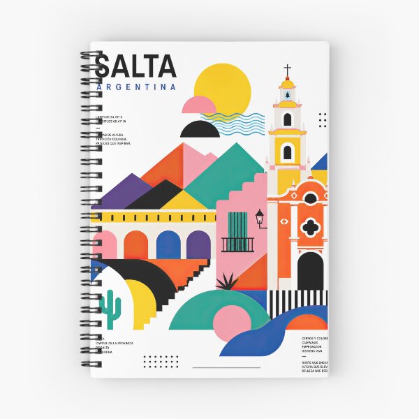 Item preview, Colorful geometric poster illustrating Salta, Argentina with a designed and sold by ckybe.