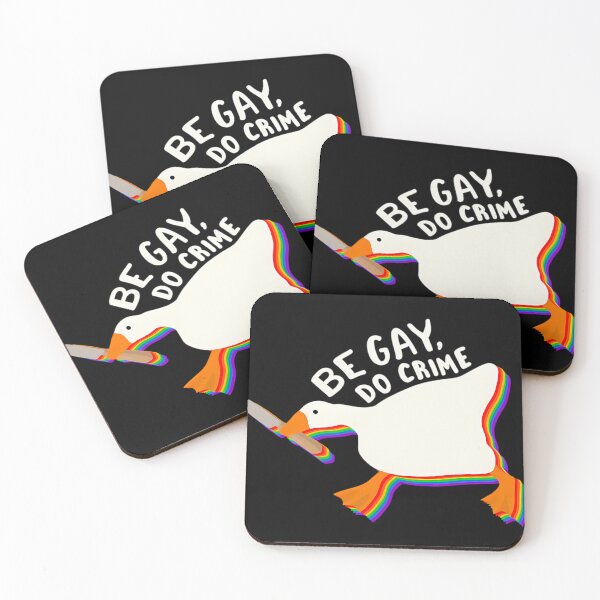 Item preview, Be Gay Do Crime Goose designed and sold by calvinbarnett.