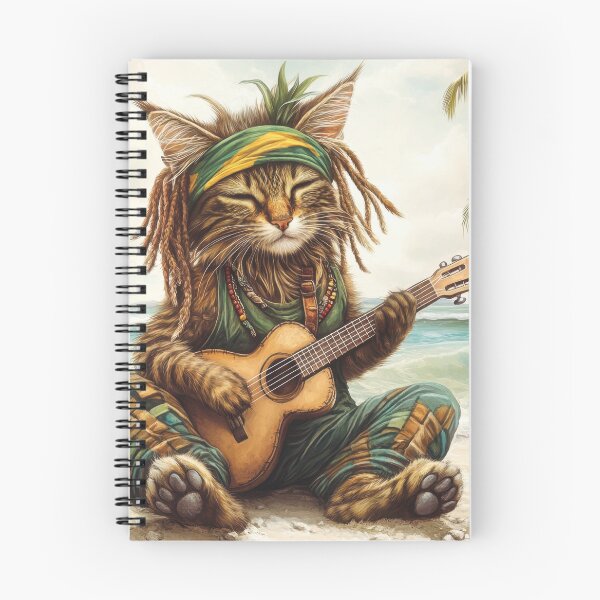 Item preview, Rasta Cat Musician designed and sold by Surprised Hen.
