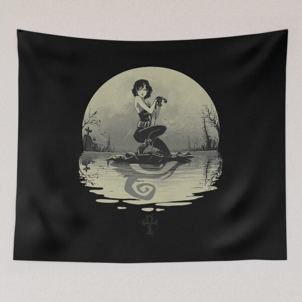 Item preview, Gothic Moonglow Figure with Ankh Symbol designed and sold by SHYLOACKSTEDT.