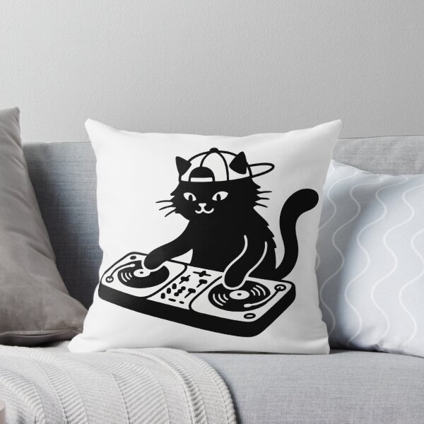 Item preview, DJ Cat designed and sold by Surprised Hen.
