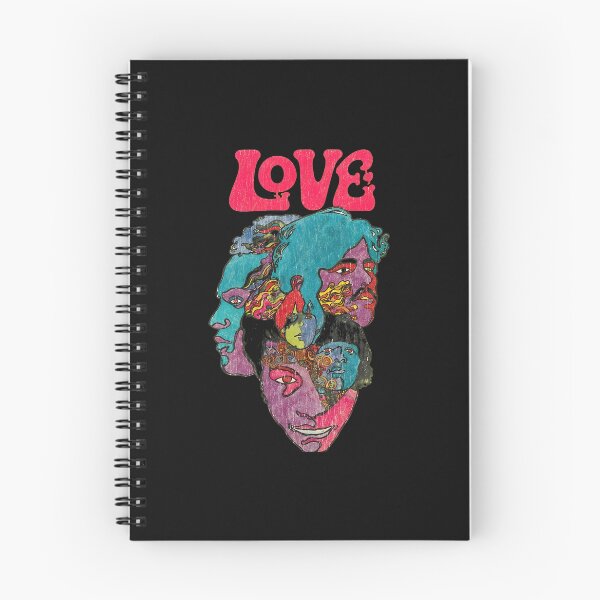 Item preview, Retro Psychedelic Love Faces  designed and sold by candicinnert.