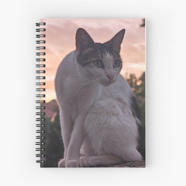 Item preview, Cat Watching the Sunset – Peaceful Feline Portrait designed and sold by MB-CatPrints.