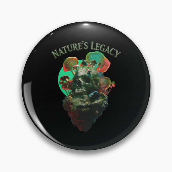 Item preview, Overgrown Skull with Bioluminescent Fungi designed and sold by SHYLOACKSTEDT.