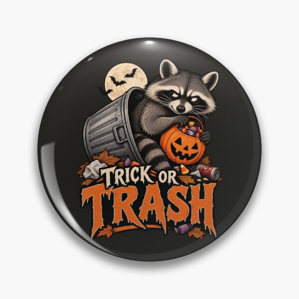 Artikelvorschau, Halloween Waschbär Trick or Trash Müllpanda entworfen und verkauft von Infinitee8hirts.