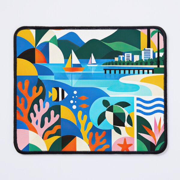 Item preview, Colorful illustrated travel poster for Cairns, Australia featuri designed and sold by ckybe.