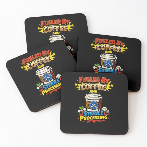 Item preview, Fueled By Coffee And Sterile Processing Tech Funny designed and sold by Timeless Junction.