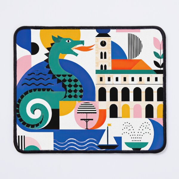 Item preview, Colorful geometric poster for Klagenfurt, Austria featuring a designed and sold by ckybe.