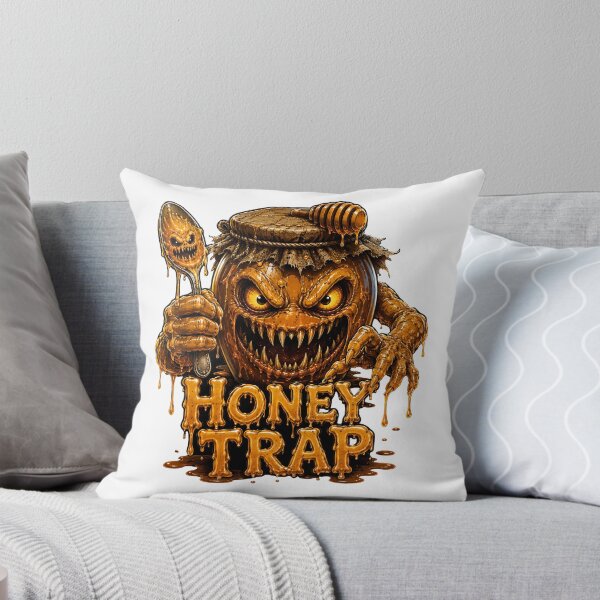 Item preview, Honey Trap - Funny Scary Monster Honey Jar Horror Comedy Food designed and sold by HorrorWorldWeb.
