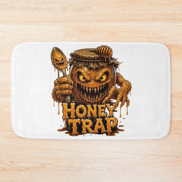 Item preview, Honey Trap - Funny Scary Monster Honey Jar Horror Comedy Food designed and sold by HorrorWorldWeb.