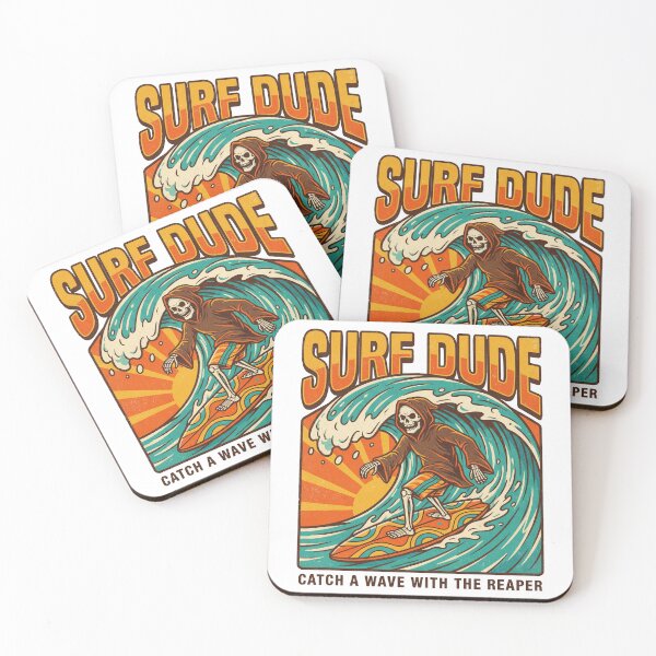 Item preview, Surf Dude Grim Reaper designed and sold by CornershopTee.