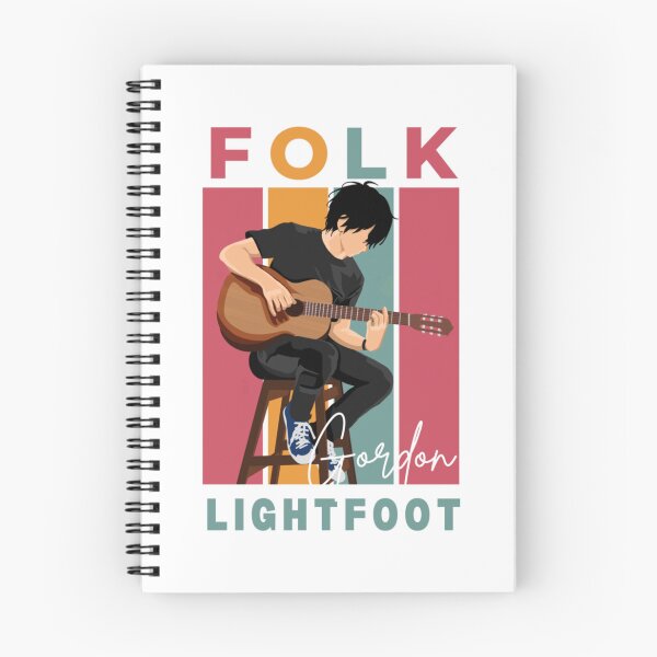 Item preview, Gordon Lightfoot Folk Guitar Retro Design designed and sold by stevenrbailey.