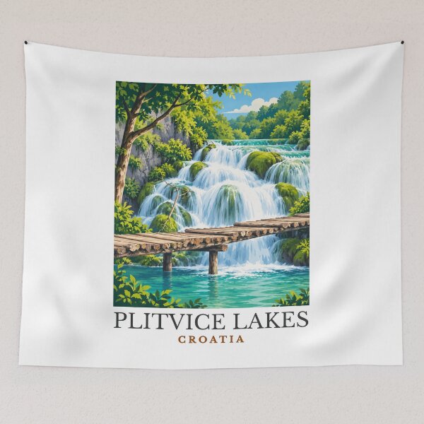 Item preview, Plitvice Lakes - Croatia designed and sold by GoodOldVintage.