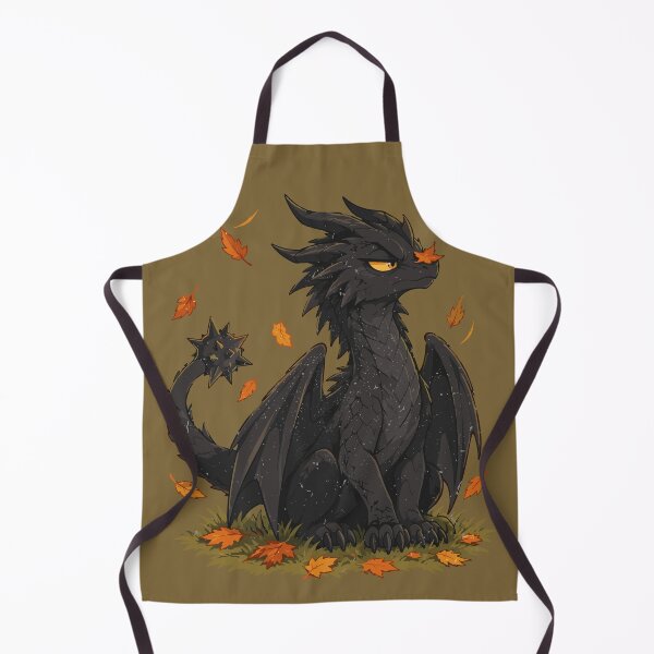 Item preview, Grumpy Black Morningstar Tail Dragon designed and sold by LunarDesignzz.