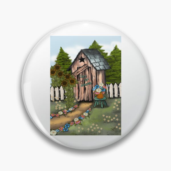 Item preview, Out Of Order Wooden Rustic Outhouse designed and sold by timberbradbur.
