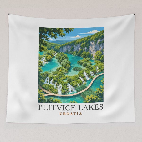 Item preview, Plitvice Lakes - Croatia designed and sold by GoodOldVintage.