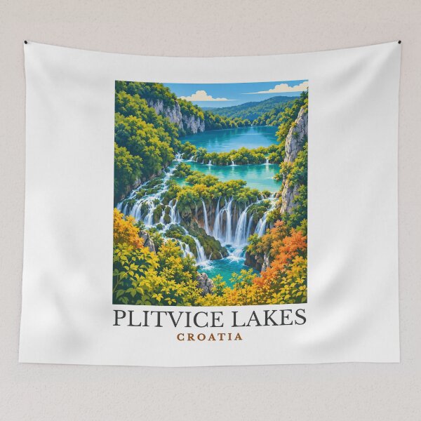 Item preview, Plitvice Lakes - Croatia designed and sold by GoodOldVintage.