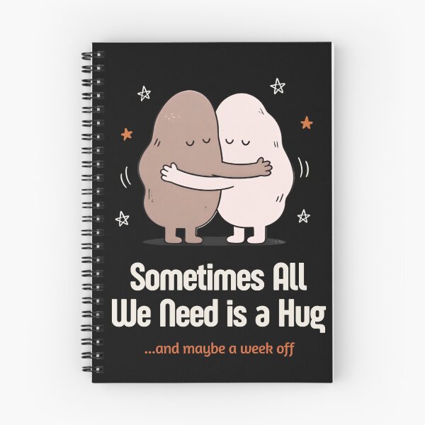 Item preview, Sometimes All We Need Is A Hug – Funny Sarcastic Mental Health Humor designed and sold by Magda-Creates.