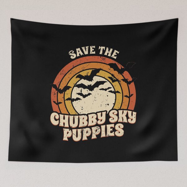 Item preview, Cute Bat Lover Save The Chubby Sky Puppies SEP-490 designed and sold by noberic.