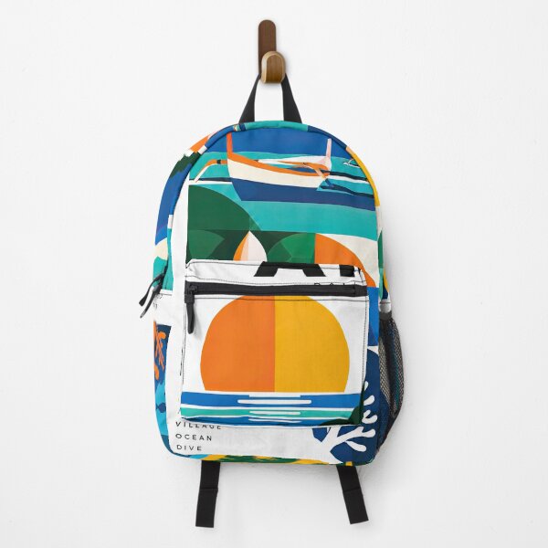 Item preview, Colorful Bali, Indonesia travel poster featuring a geometric designed and sold by ckybe.