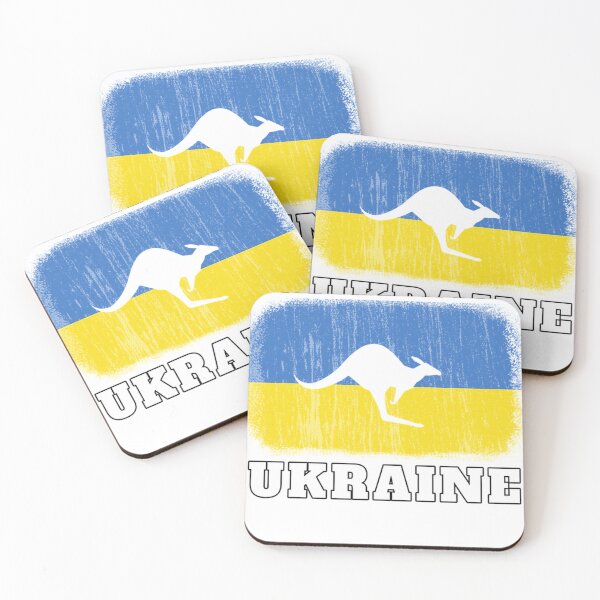 Item preview, Australia United With Ukraine Kangaroo Australian Symbol designed and sold by bonnyaricoi.