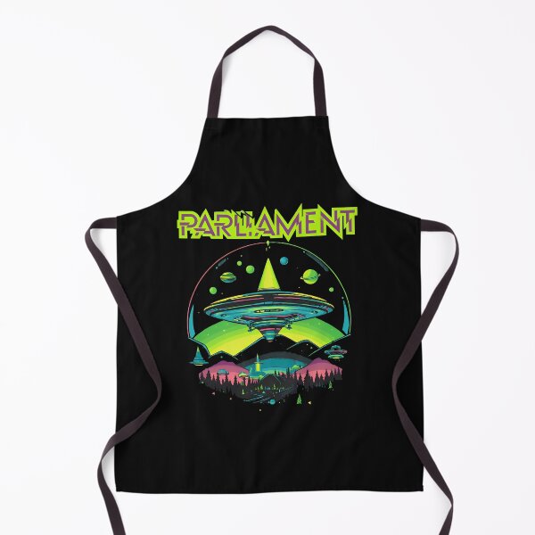 Item preview, PARLIAMENT Retro Sci-Fi UFO Landscape  designed and sold by candicinnert.