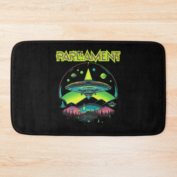 Item preview, PARLIAMENT Retro Sci-Fi UFO Landscape  designed and sold by candicinnert.