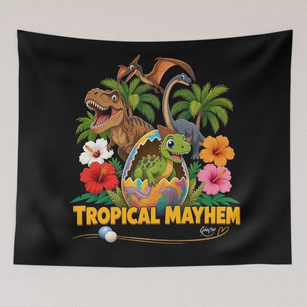 Item preview, Tropical Mayhem: Dino Jungle  designed and sold by Gnarly360.