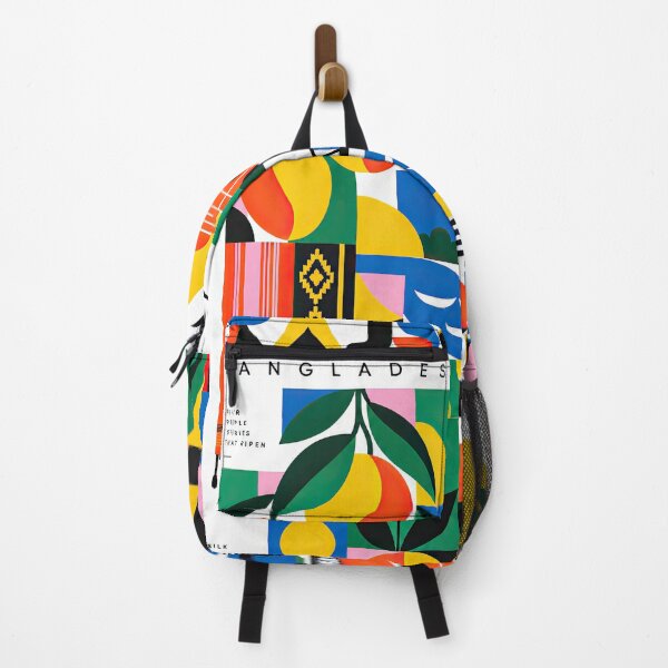 Item preview, Colorful geometric Bangladesh travel poster featuring the nation designed and sold by ckybe.