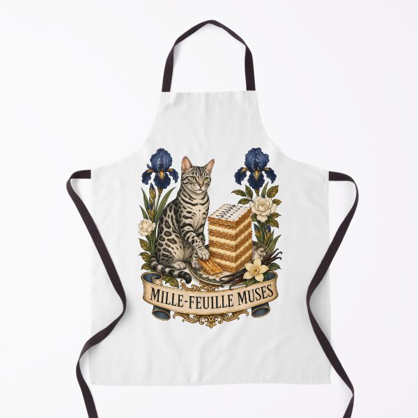 Item preview, Mille Feuille Muses Bengal Cat Art designed and sold by Old's Cool Cat Studio.