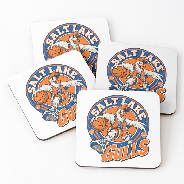 Item preview, Salt Lake Gulls Basketball Mascot Retro Sports Vintage Design designed and sold by ZaDonShop.