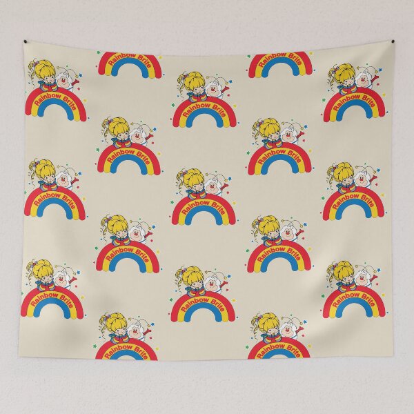 Item preview, Rainbow Brite and Twink - Retro 80s Rainbow Arch designed and sold by Bohepa.