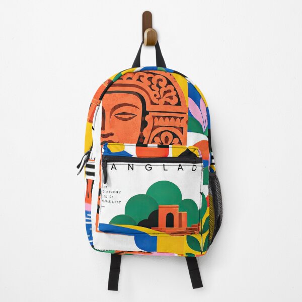 Item preview, Colorful geometric collage featuring a Bangladesh-inspired lands designed and sold by ckybe.