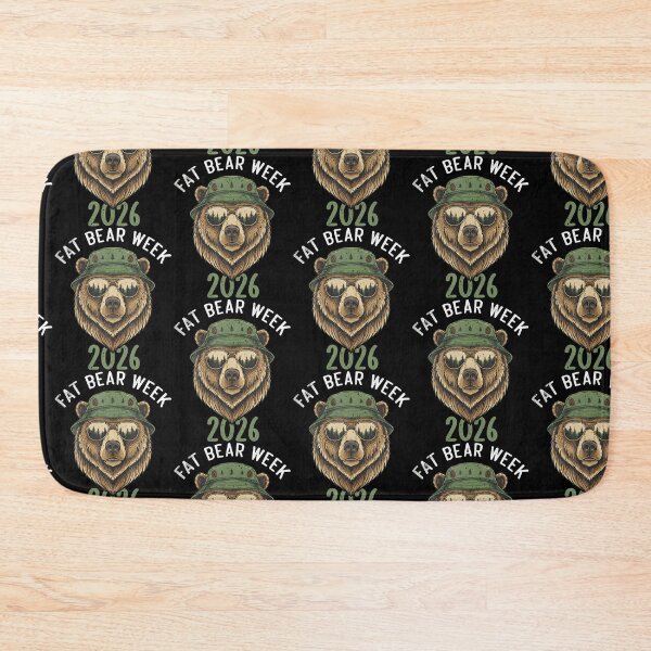 Item preview, Fat Bear Week 2026 Retro Bear In Sunglasses Nature Lovers designed and sold by snailslowdance.