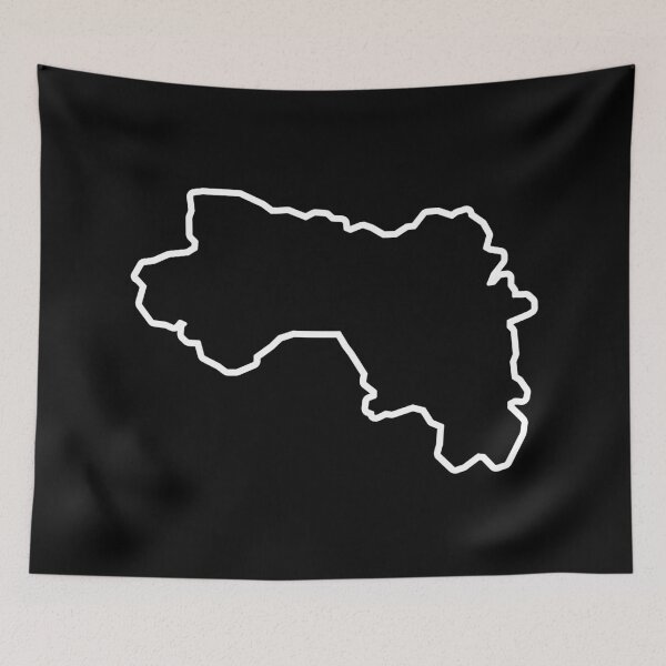 Item preview, Guinea Country Outline GN designed and sold by shitpostee.