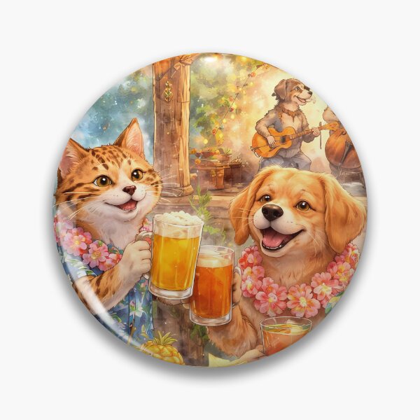 Item preview, Tropical Animal Beach Party designed and sold by cuprum.
